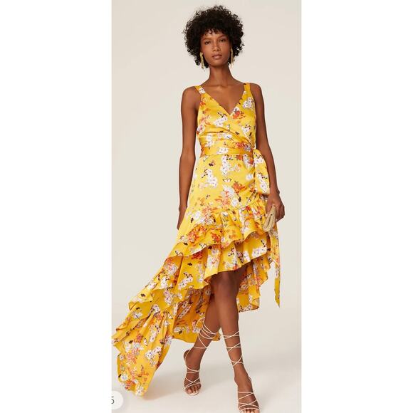 Bronx and Banco Yellow Narciss Dress M - Picture 1 of 12